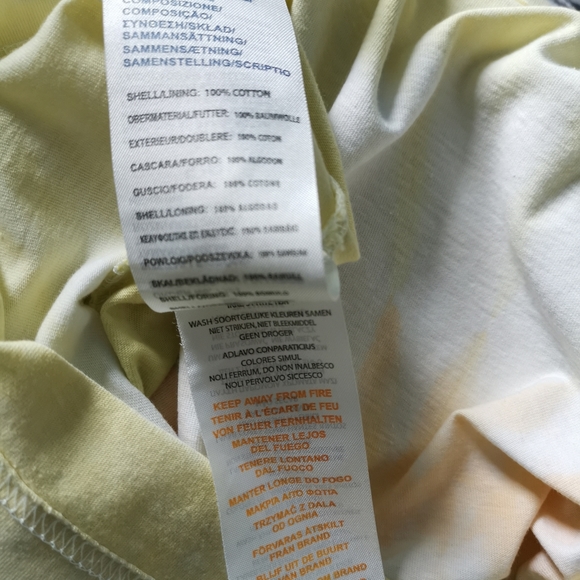 🇧🇷 Rio De Janeiro Tie Dye Tank Top Yellow & Green Small 100% Cotton - Picture 6 of 7